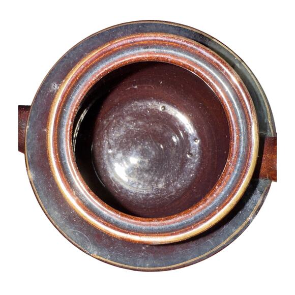 Vintage Gibson’s England Brown & Gold Moriage Teapot • Marked England - Picture 8 of 11